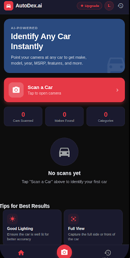 AutoDex.ai app screenshot